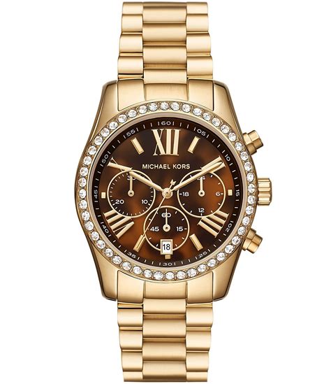 michael kors lexington chronograph.